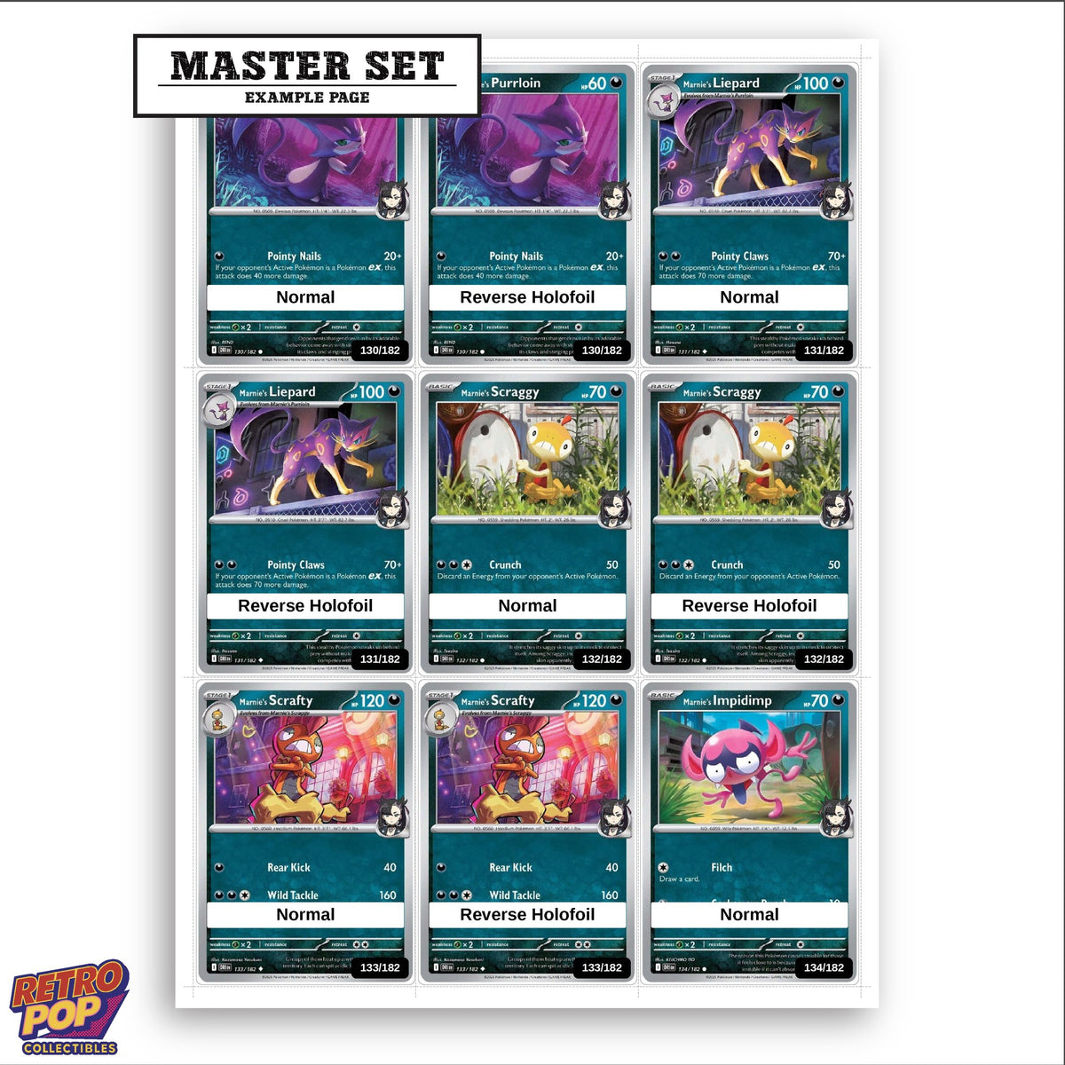 Printed Destined Rivals placeholders in binder - real photo 3