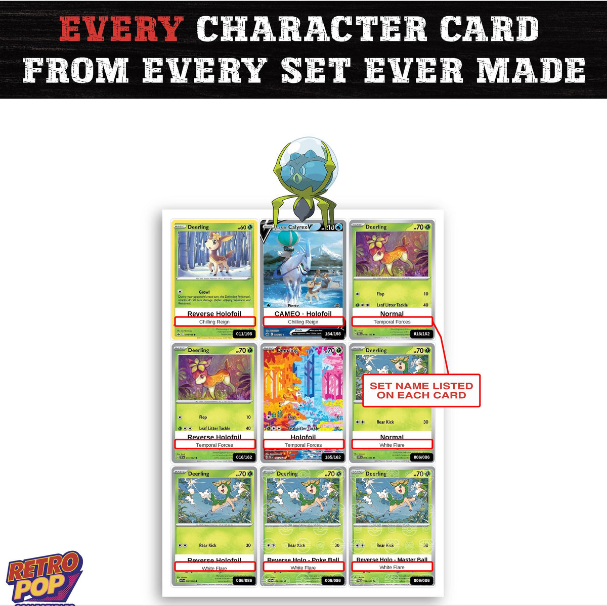 Dewpider card collection preview - every set Dewpider appears in