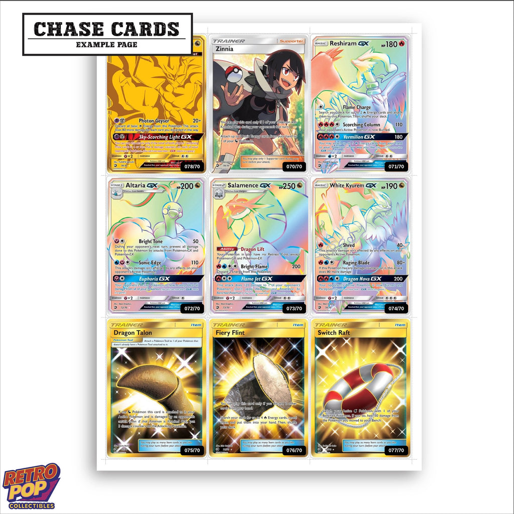 Printed Dragon Majesty placeholders in binder - real photo 2