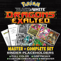 Dragons Exalted Pokemon binder placeholders printable PDF - includes Rayquaza