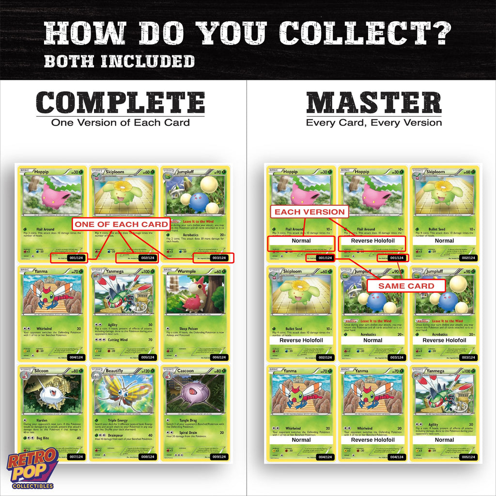 Complete Set vs Master Set versions of Dragons Exalted binder placeholders