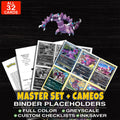 Every Drapion Pokemon card ever made - master set binder placeholders with Drapion Lv.X
