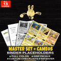 Every Elekid Pokemon card ever made - master set binder placeholders with Elekid