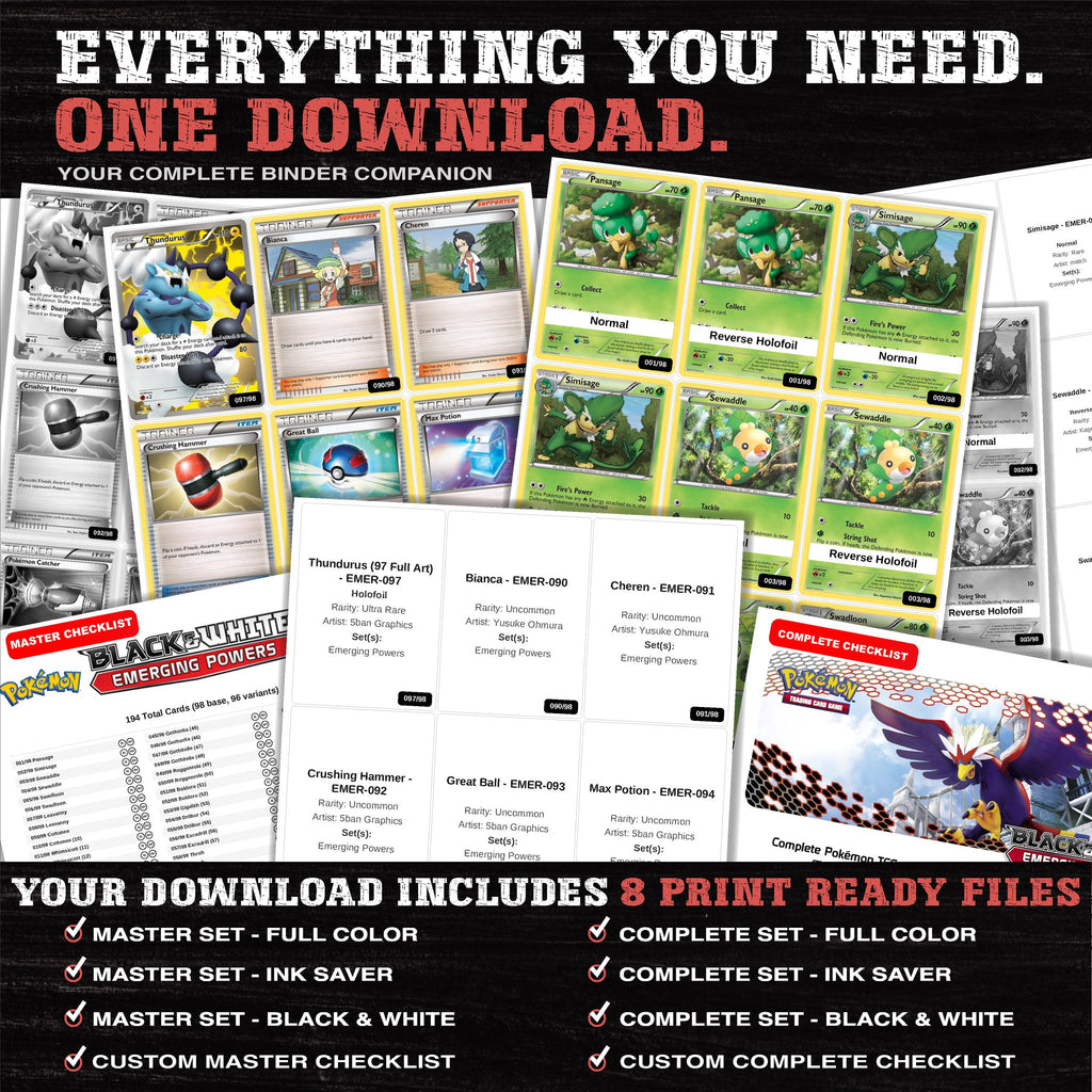 Everything included in the Emerging Powers placeholder download - 8 PDF files