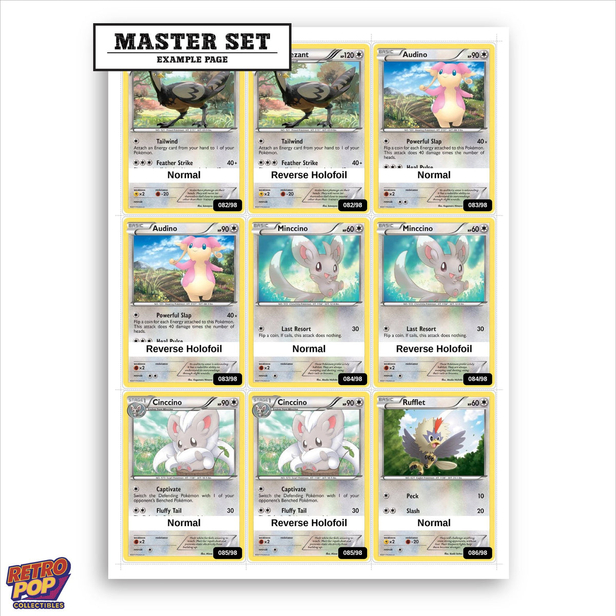 Printed Emerging Powers placeholders in binder - real photo 1