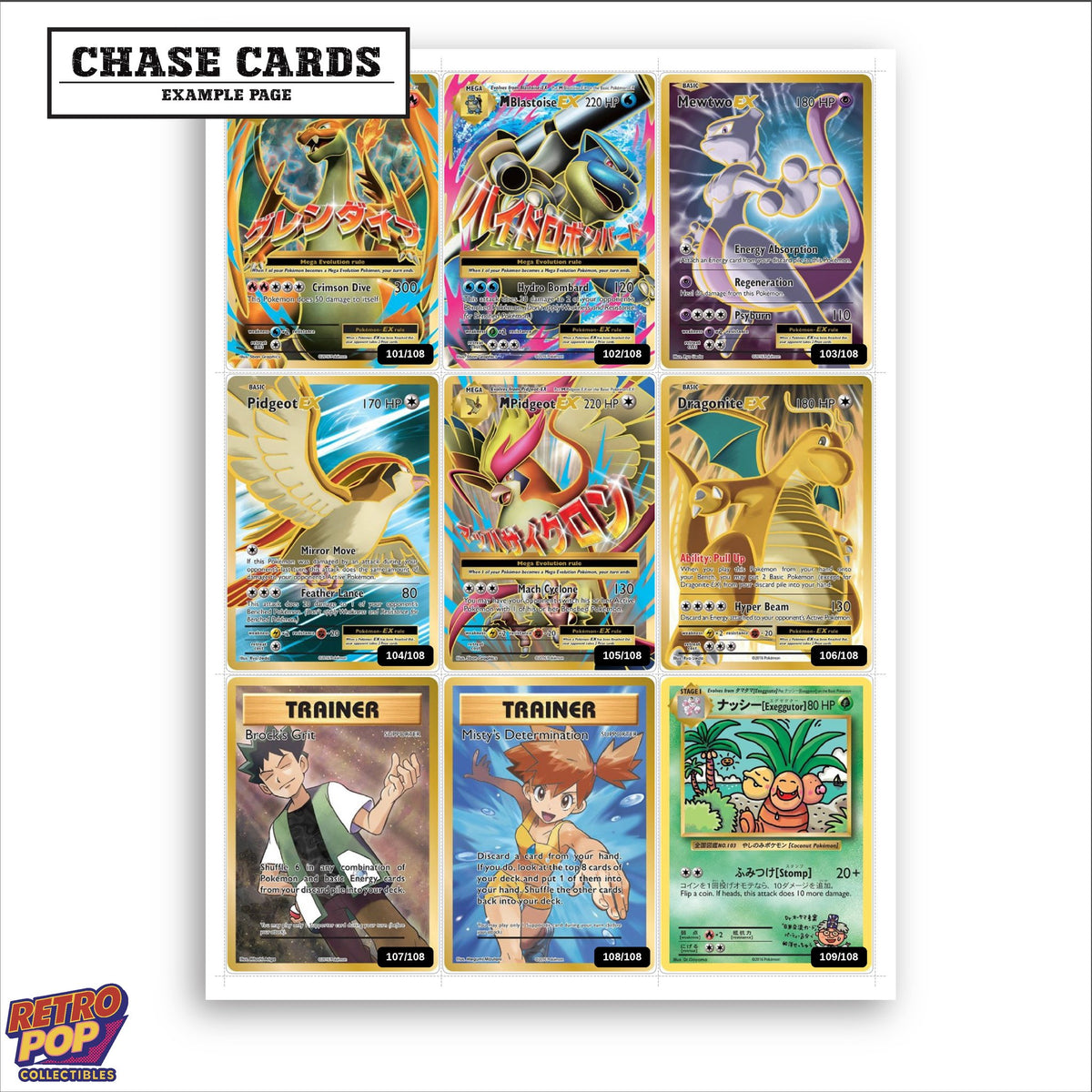 Printed Evolutions placeholders in binder - real photo 2