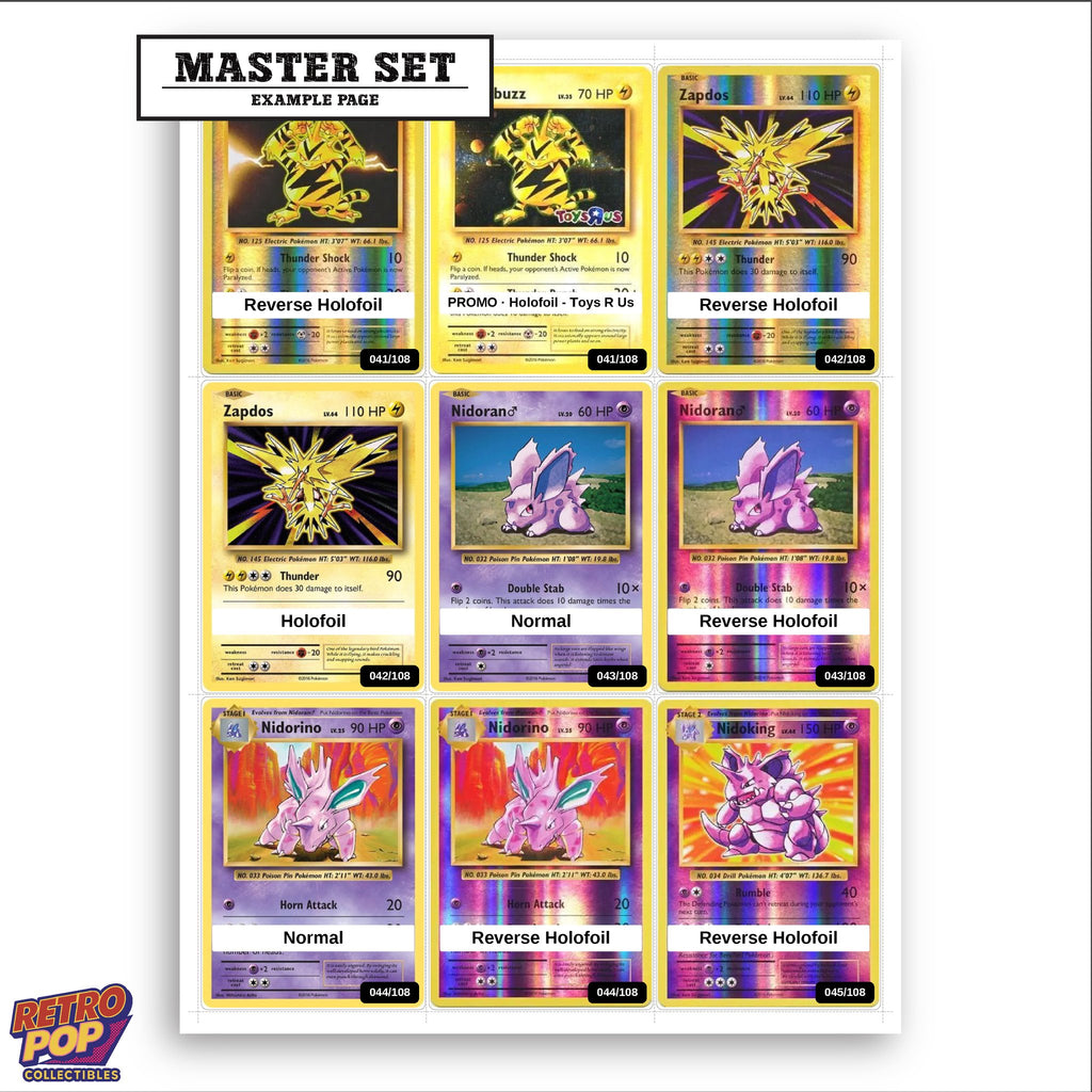 Printed Evolutions placeholders in binder - real photo 3