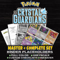 EX Crystal Guardians Pokemon binder placeholders printable PDF - includes Alakazam Gold Star