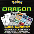 EX Dragon Pokemon binder placeholders printable PDF - includes Charizard