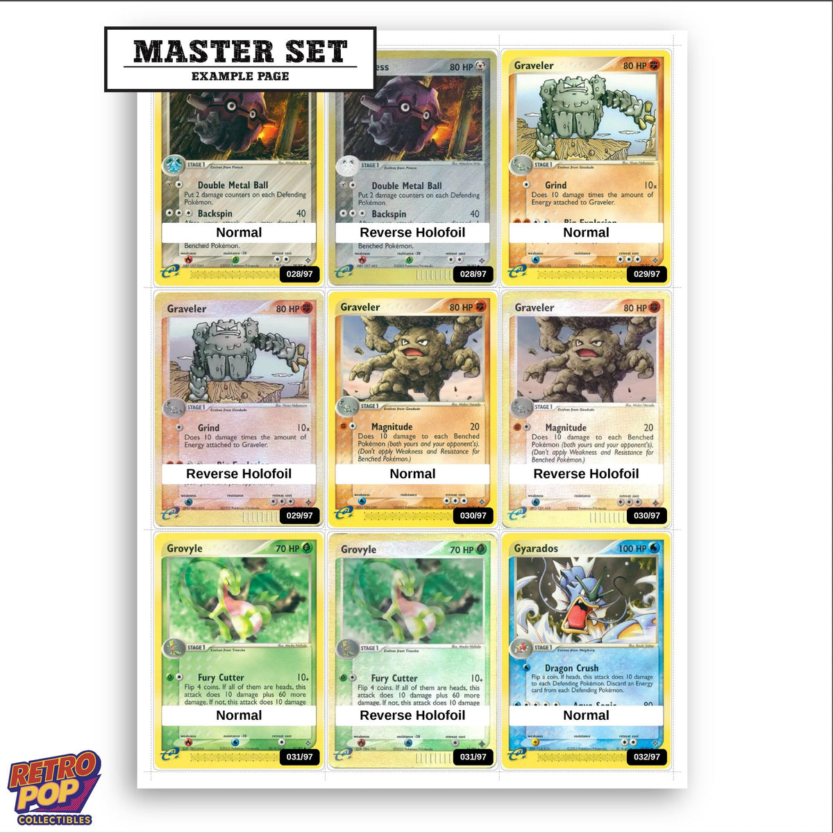 Printed EX Dragon placeholders in binder - real photo 3