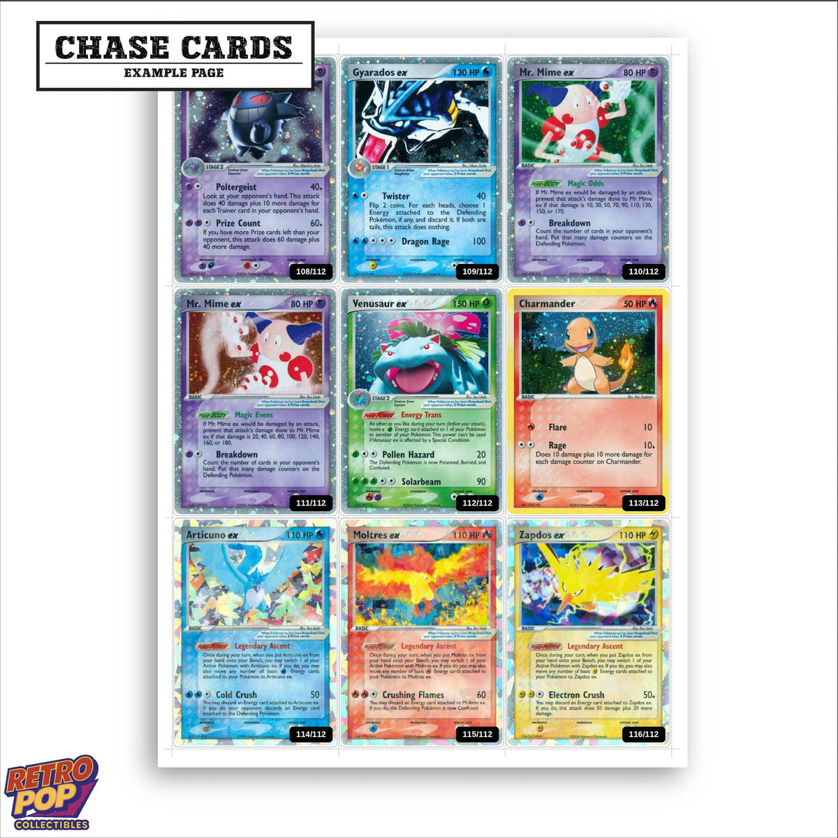 Printed EX FireRed & LeafGreen placeholders in binder - real photo 2