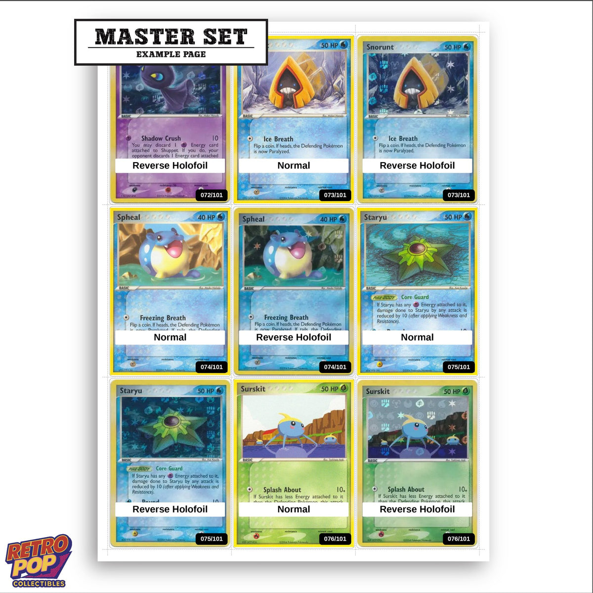 Printed EX Hidden Legends placeholders in binder - real photo 3