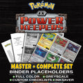 EX Power Keepers Pokemon binder placeholders printable PDF - includes Flareon Gold Star