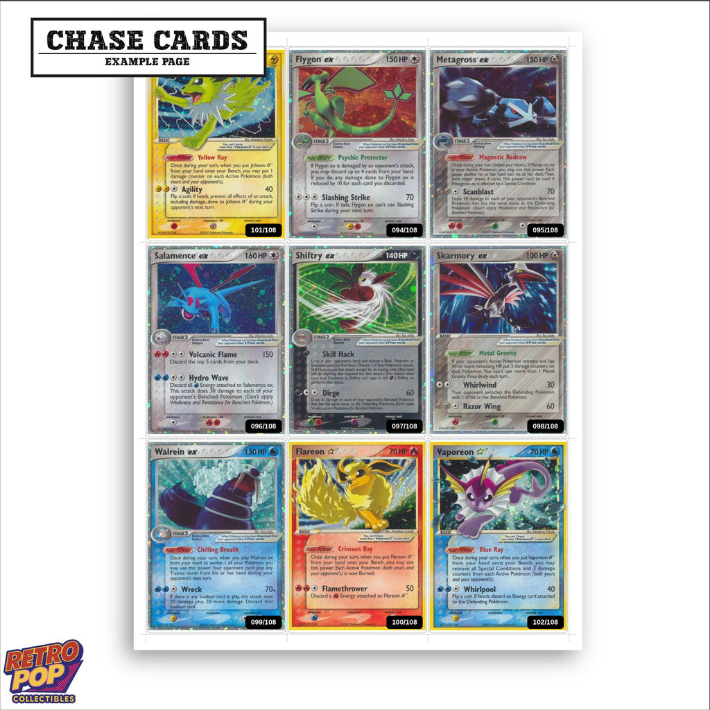 Printed EX Power Keepers placeholders in binder - real photo 2