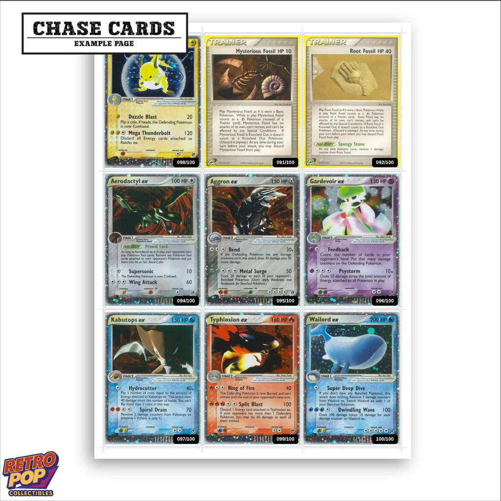 Printed EX Sandstorm placeholders in binder - real photo 2