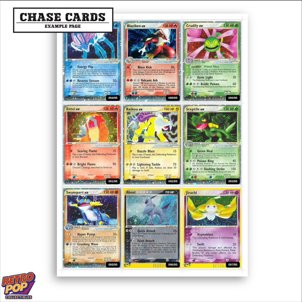 Printed EX Team Magma vs Team Aqua placeholders in binder - real photo 2