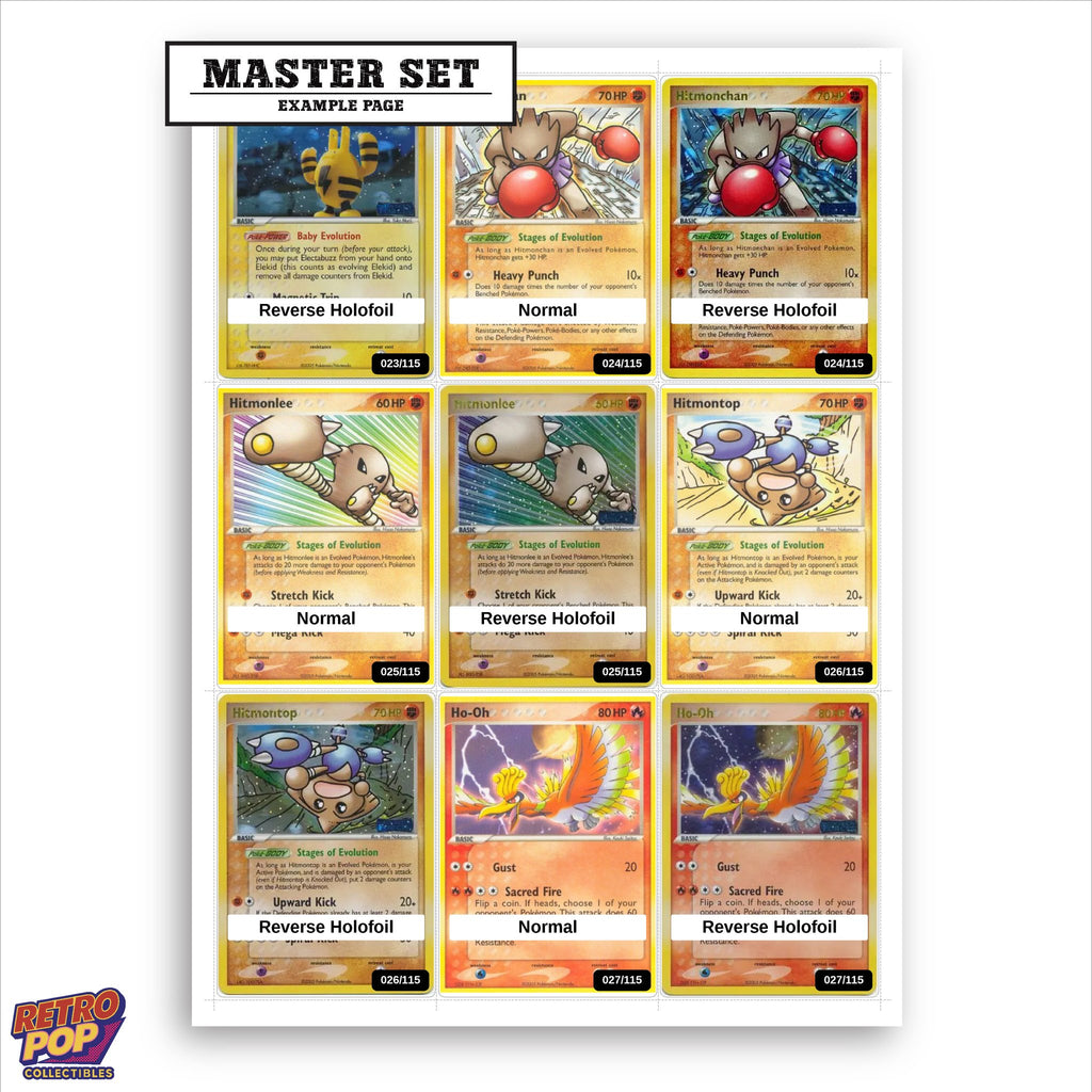 Printed EX Unseen Forces placeholders in binder - real photo 1