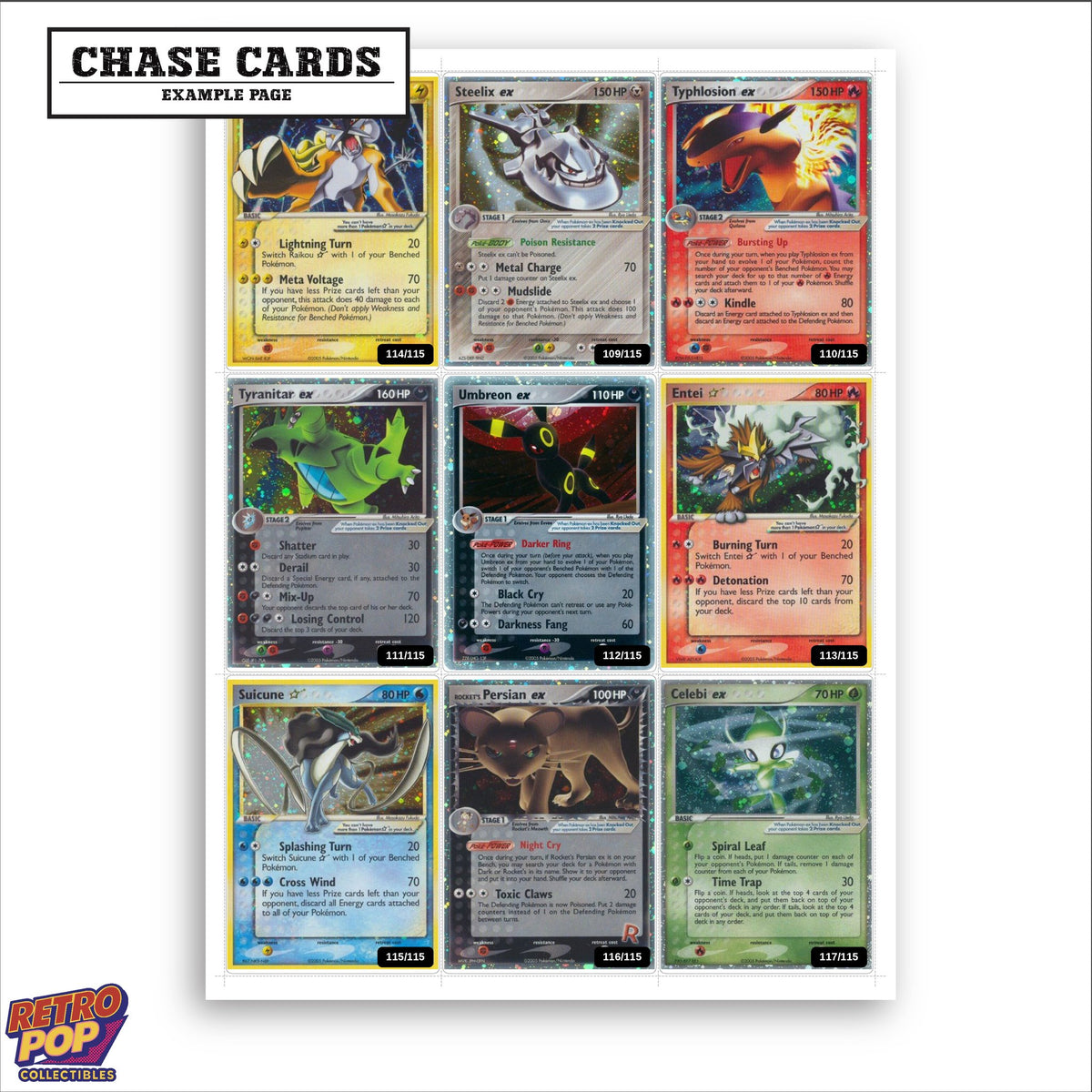 Printed EX Unseen Forces placeholders in binder - real photo 2