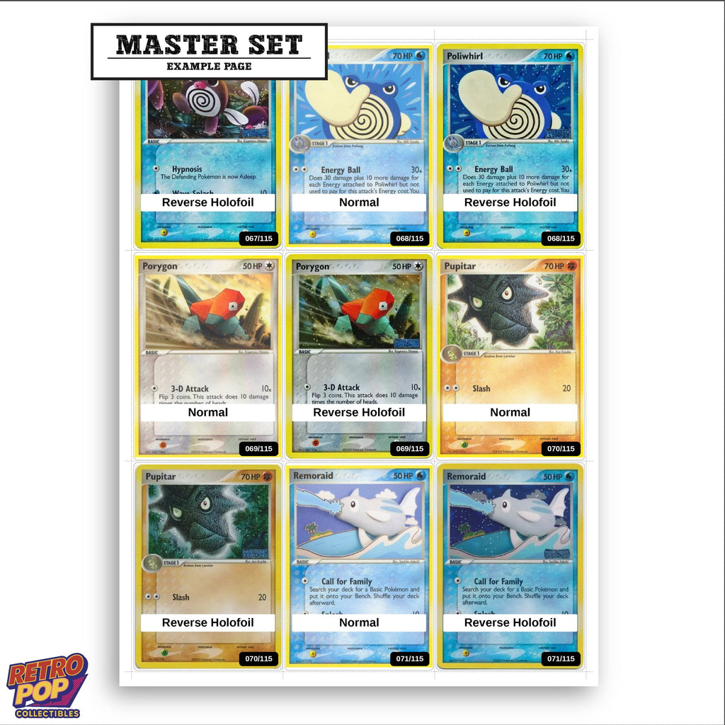 Printed EX Unseen Forces placeholders in binder - real photo 3