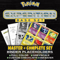 Expedition Pokemon binder placeholders printable PDF - includes Dragonite
