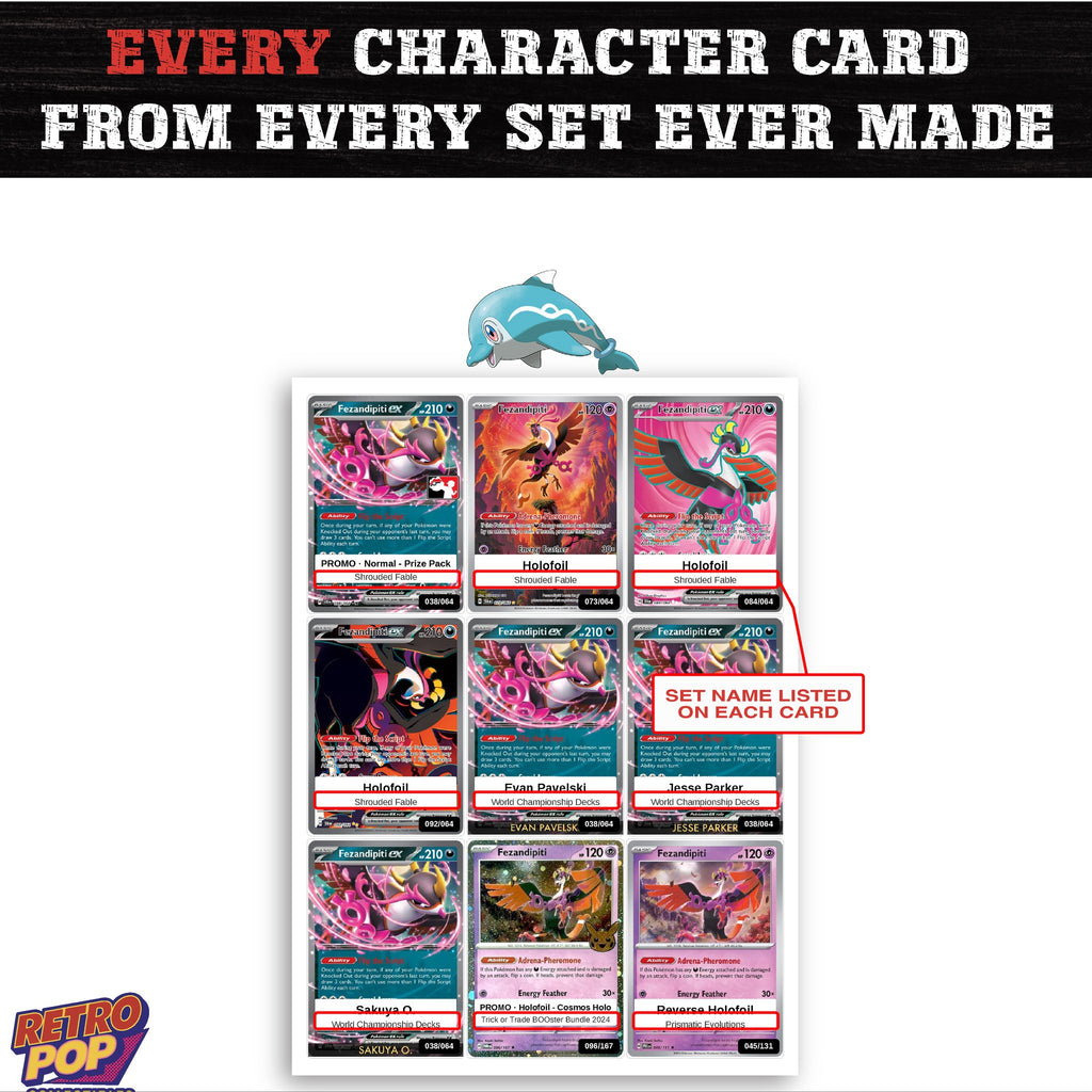 Finizen card collection preview - every set Finizen appears in