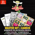 Every Flabebe Pokemon card ever made - master set binder placeholders with Flabebe (83)