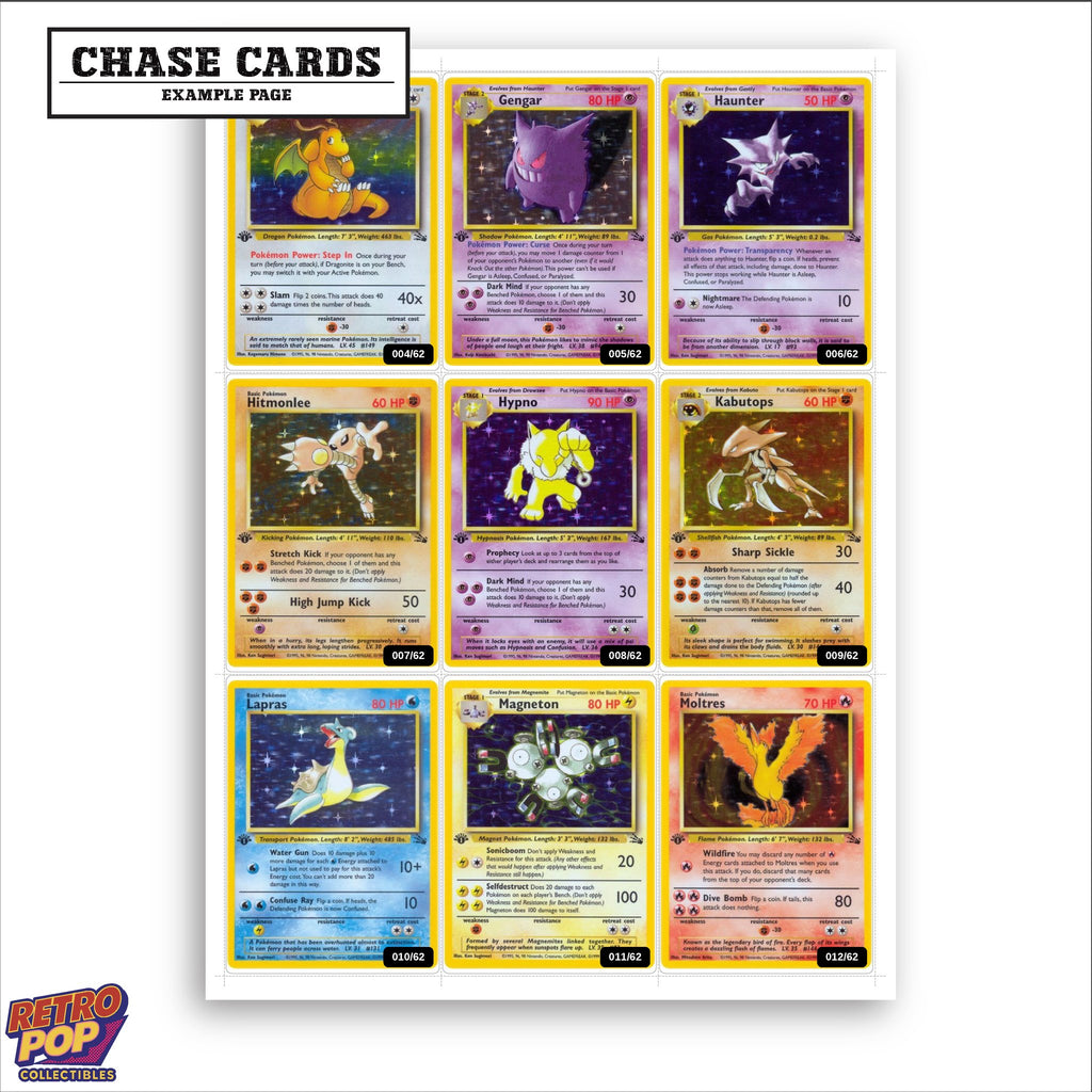 Printed Fossil placeholders in binder - real photo 2