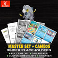 Every Frigibax Pokemon card ever made - master set binder placeholders with Frigibax