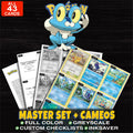 Every Froakie Pokemon card ever made - master set binder placeholders with Froakie