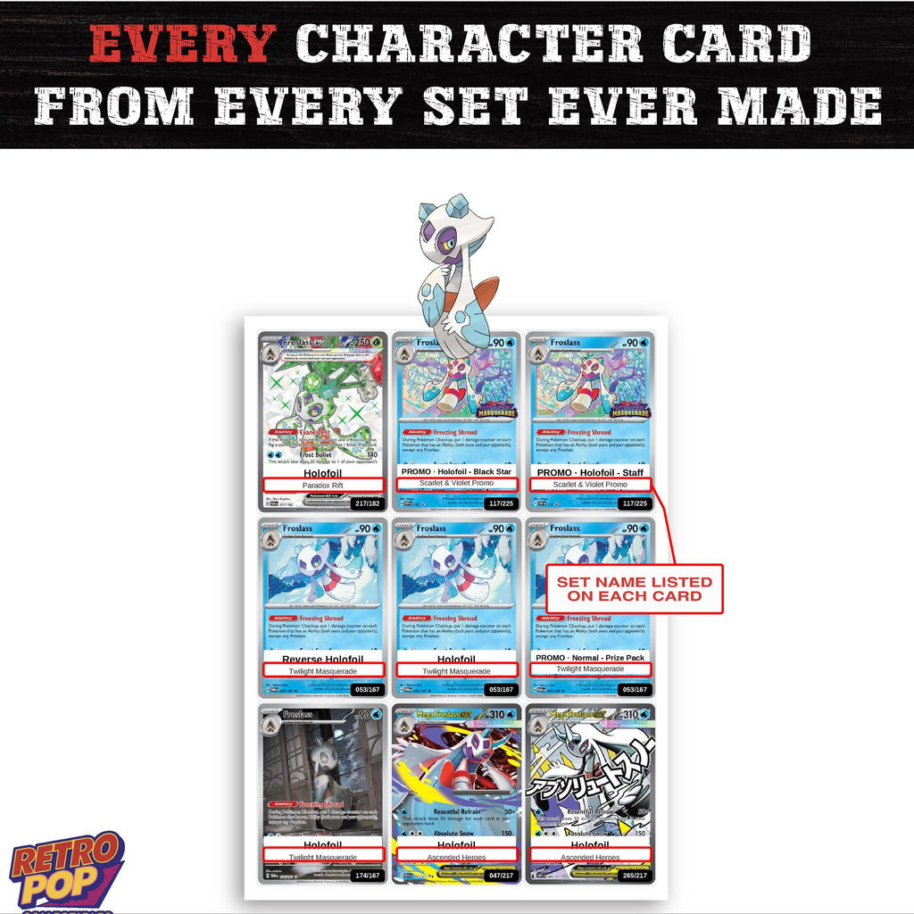 Froslass card collection preview - every set Froslass appears in