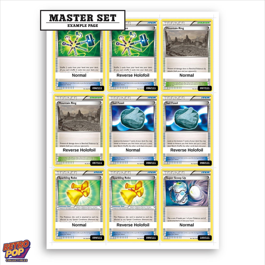Printed Furious Fists placeholders in binder - real photo 1