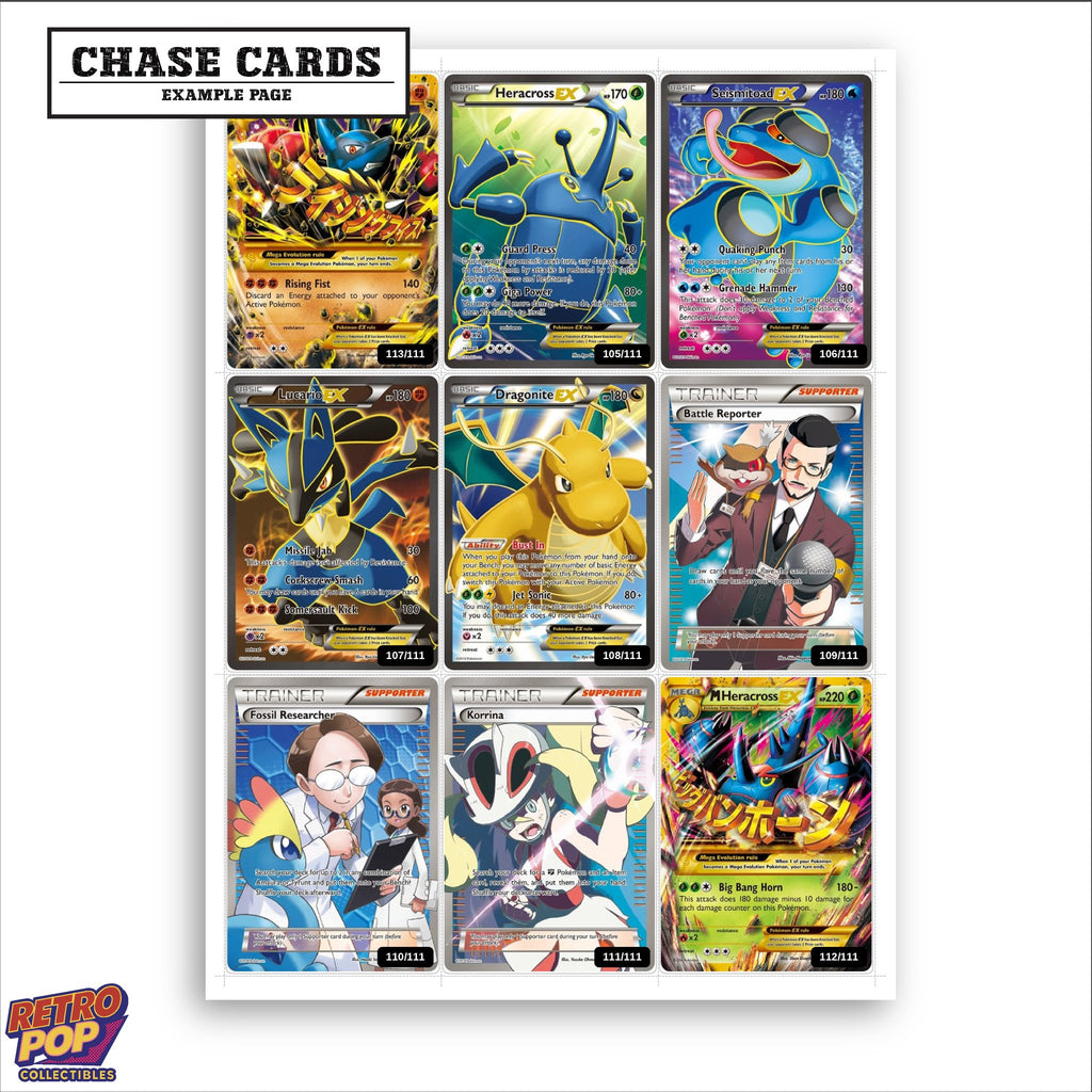 Printed Furious Fists placeholders in binder - real photo 2