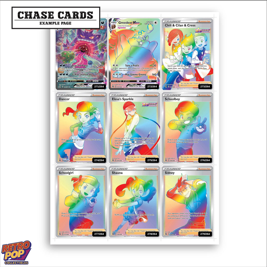 Printed Fusion Strike placeholders in binder - real photo 2