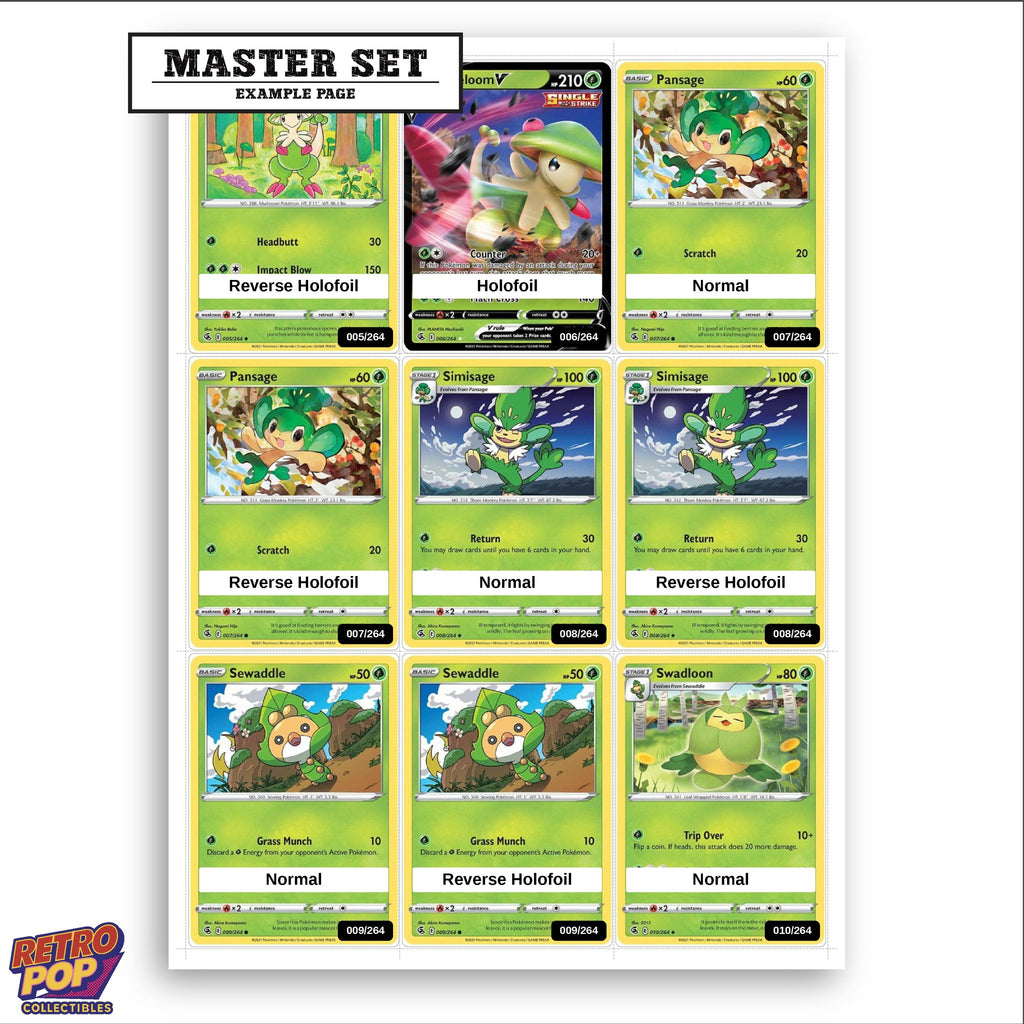 Printed Fusion Strike placeholders in binder - real photo 3