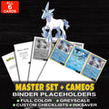 Every Glastrier Pokemon card ever made - master set binder placeholders with Glastrier
