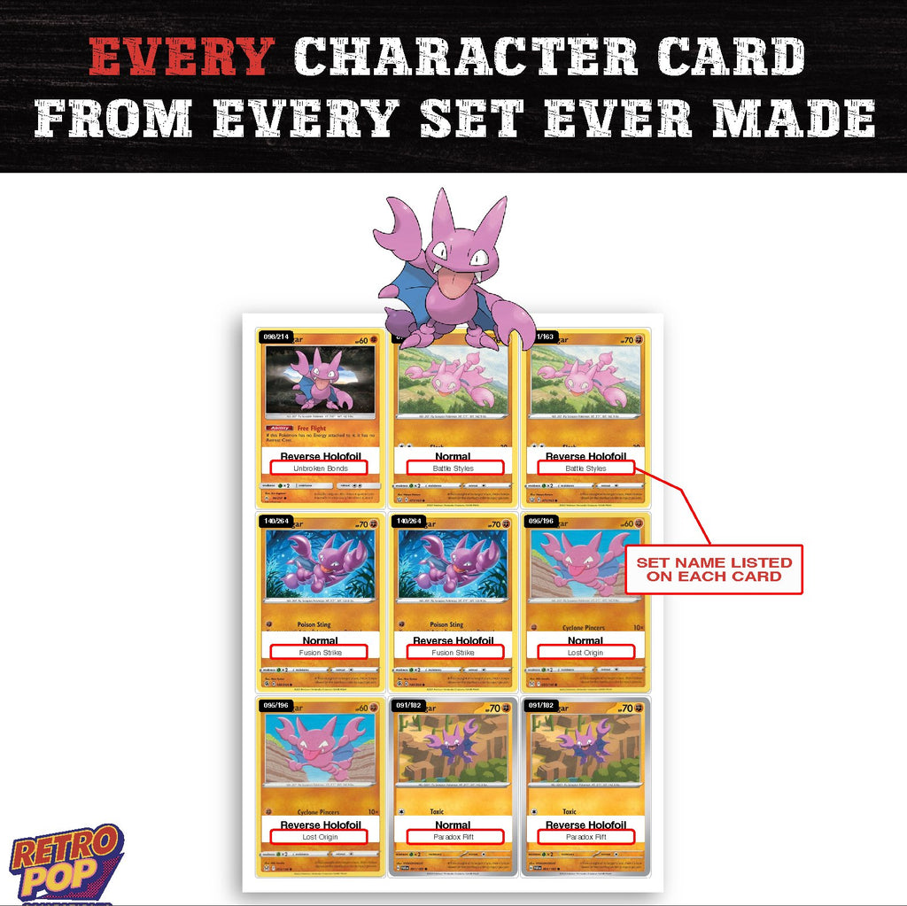 Gligar card collection preview - every set Gligar appears in