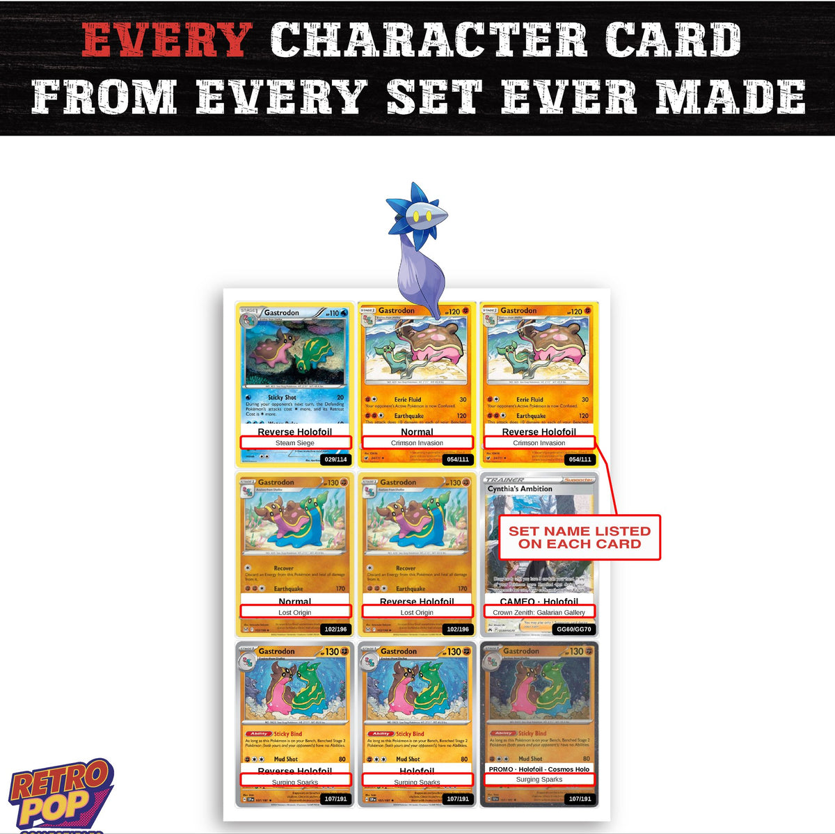 Glimmet card collection preview - every set Glimmet appears in