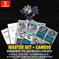 Every Grafaiai Pokemon card ever made - master set binder placeholders with Grafaiai