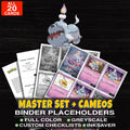 Every Greavard Pokemon card ever made - master set binder placeholders with Greavard