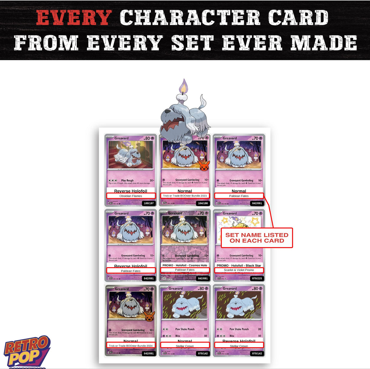 Greavard card collection preview - every set Greavard appears in