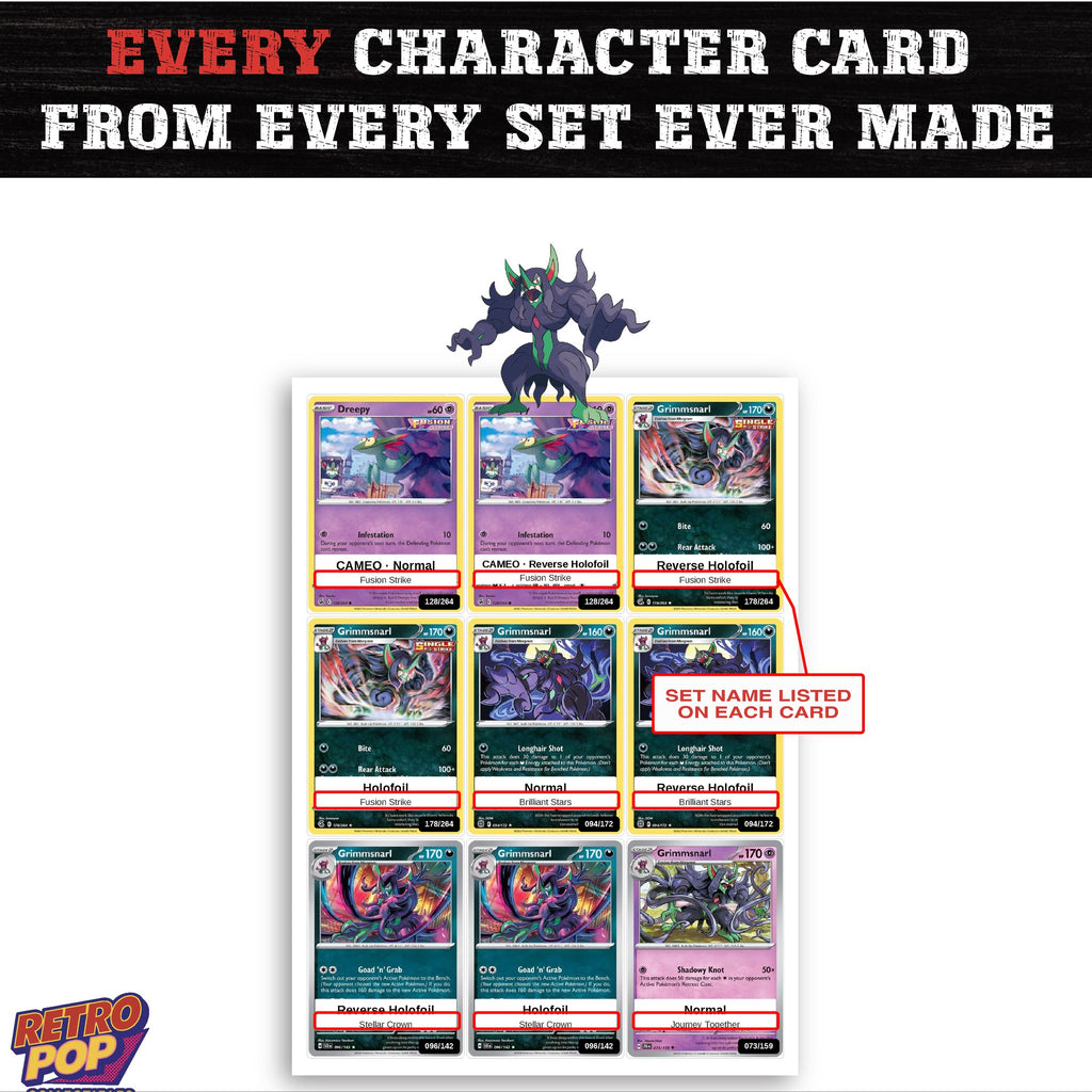 Grimmsnarl card collection preview - every set Grimmsnarl appears in
