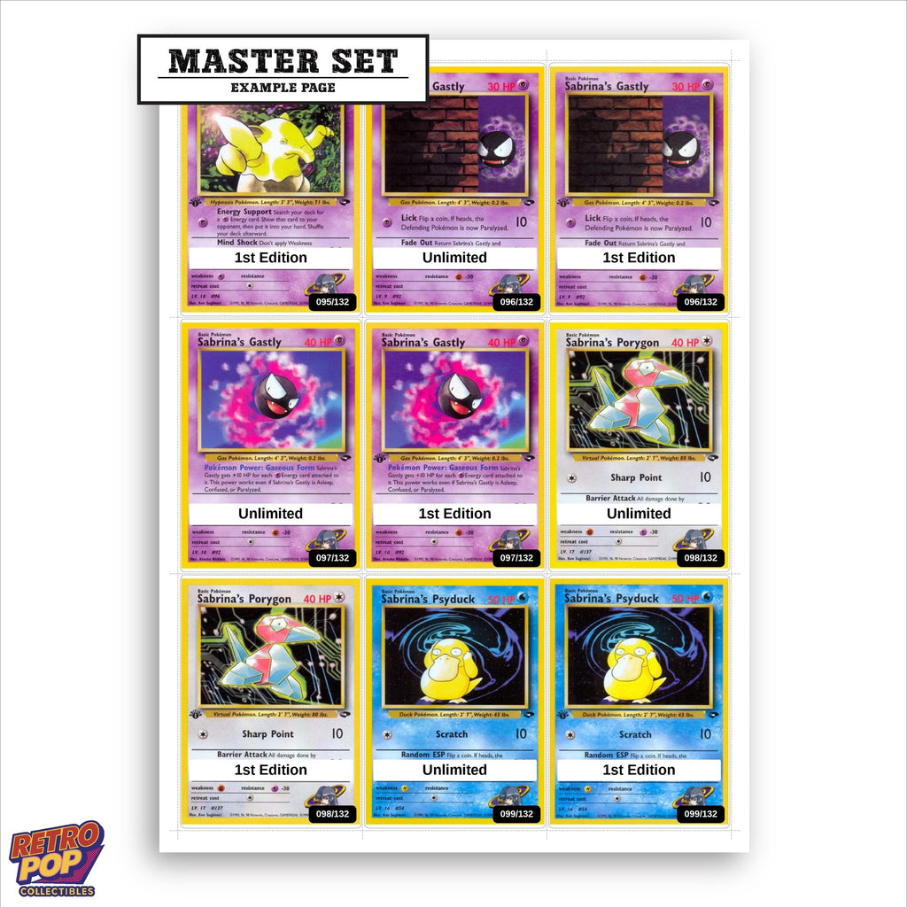 Printed Gym Challenge placeholders in binder - real photo 1