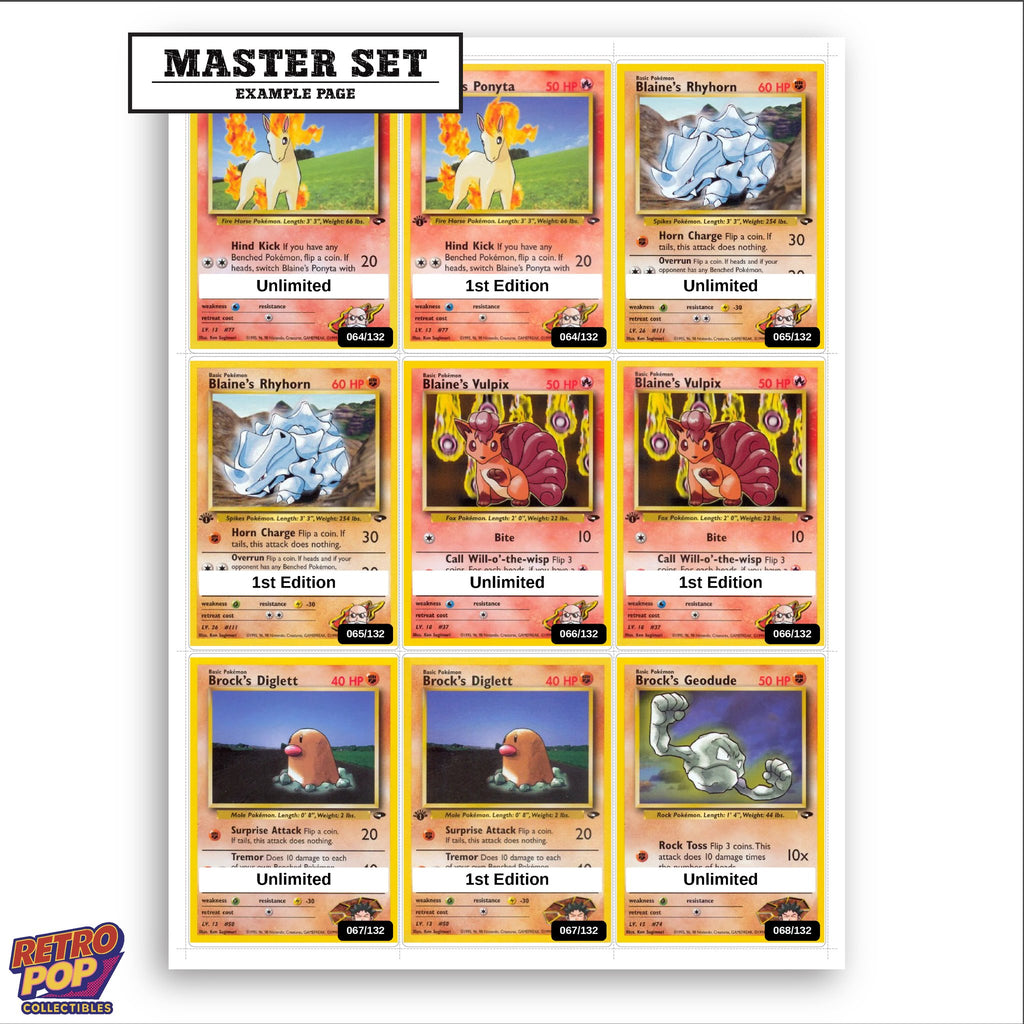 Printed Gym Challenge placeholders in binder - real photo 3