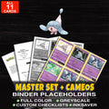 Every Hatenna Pokemon card ever made - master set binder placeholders with Hatenna