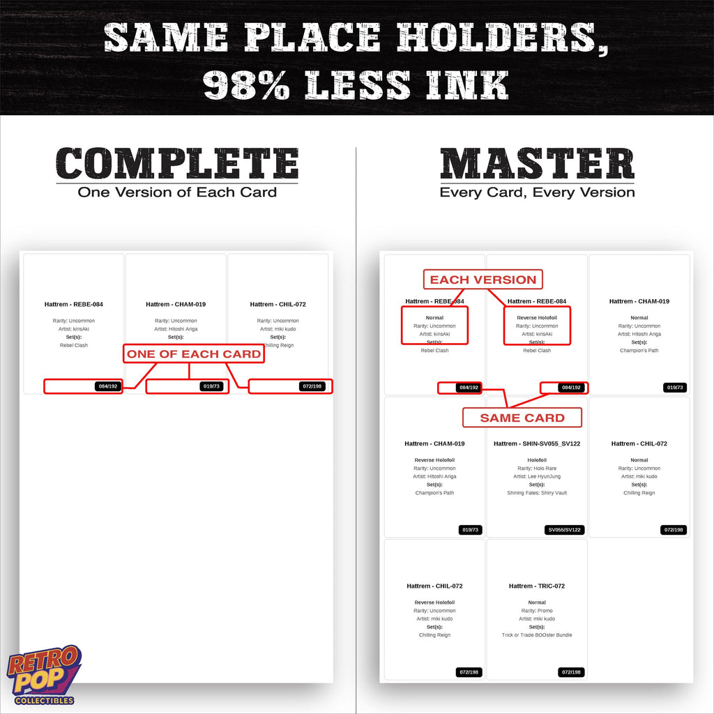 Ink saver greyscale Hattrem placeholder sheet - 98 percent less ink