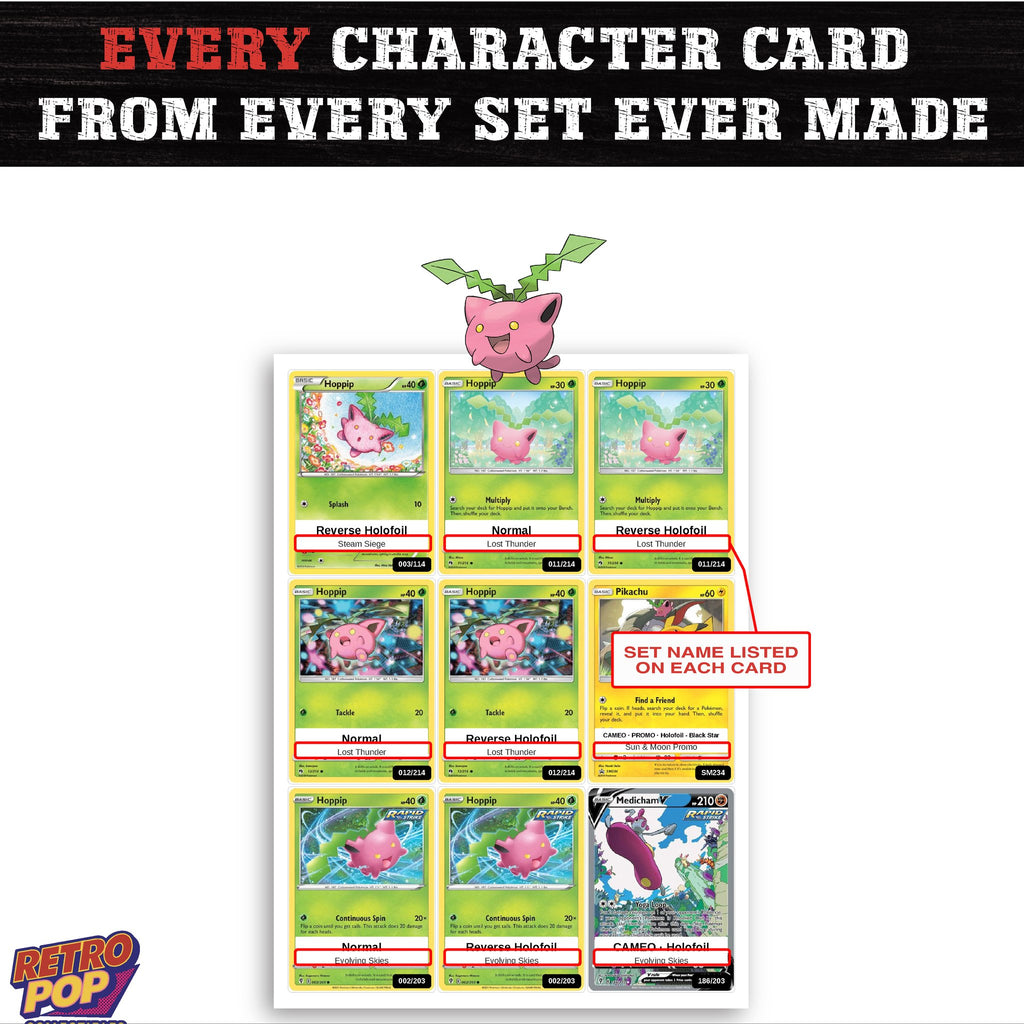 Hoppip card collection preview - every set Hoppip appears in