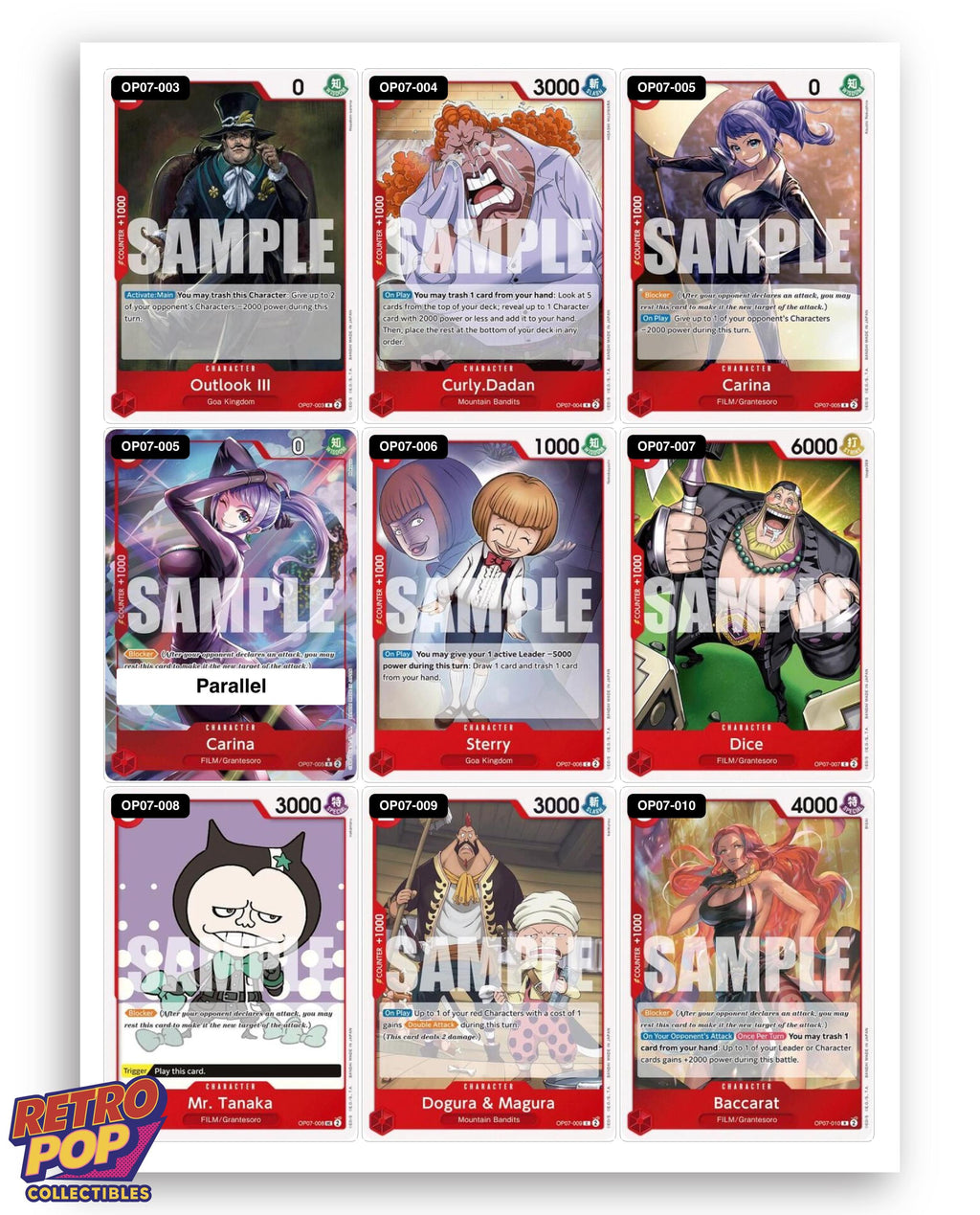 500 Years in the Future One Piece TCG binder placeholders printable PDF - image 10