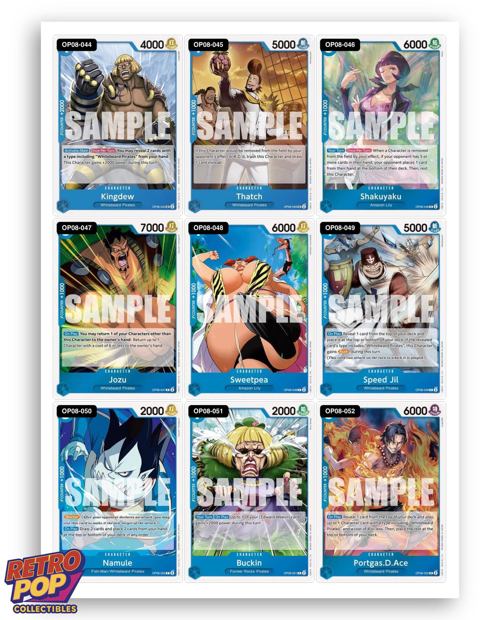 Two Legends One Piece TCG binder placeholders printable PDF - image 10