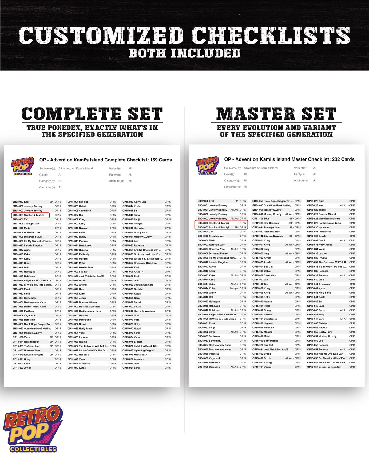 Adventure on Kami's Island One Piece TCG binder placeholders printable PDF - image 6
