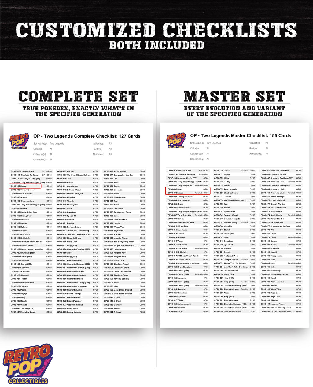 Two Legends One Piece TCG binder placeholders printable PDF - image 6
